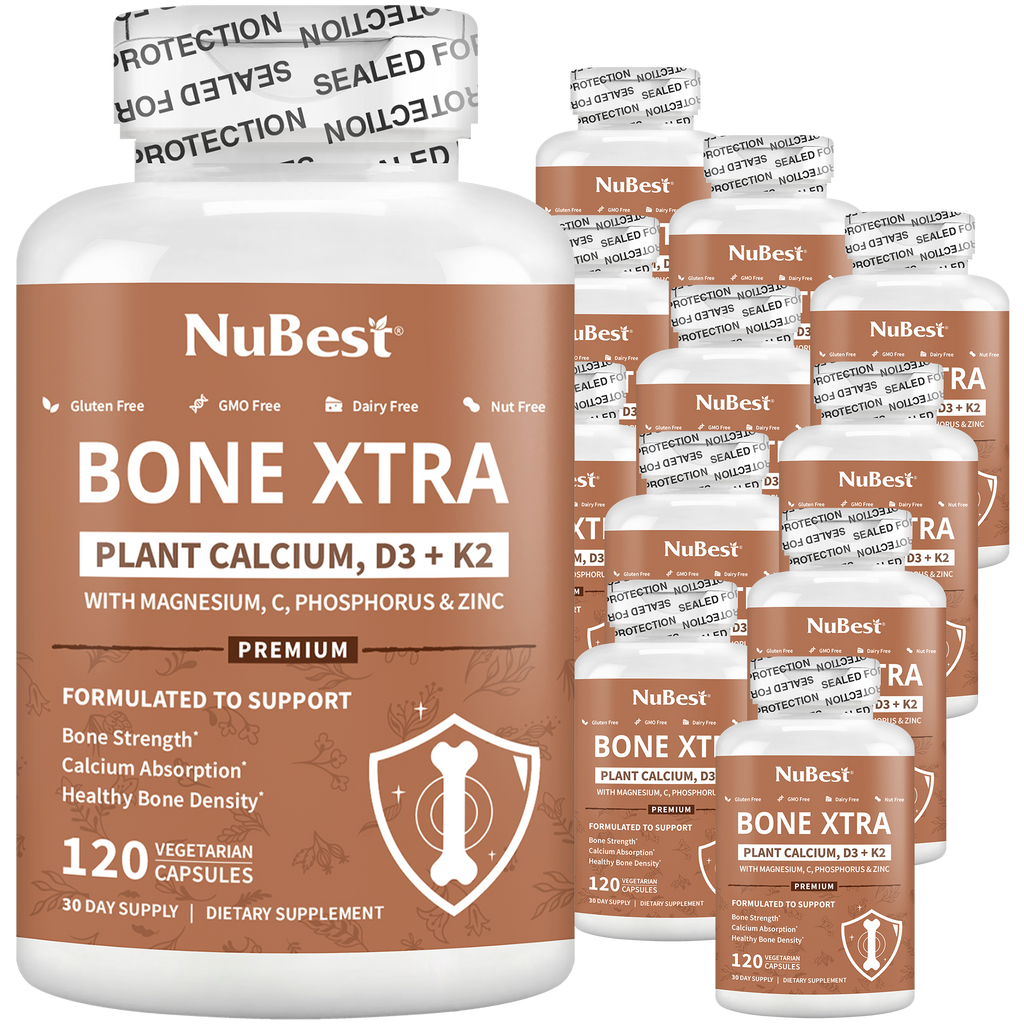Bone Xtra - Plant-based Formula to Support Healthy Bones For Adults,