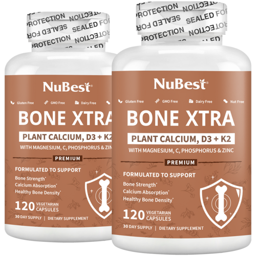 Bone Xtra - Plant-based Formula to Support Healthy Bones For Adults,