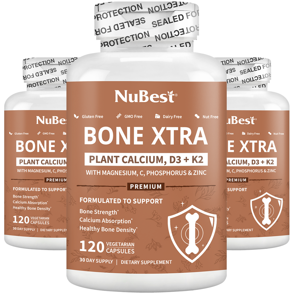 Bone Xtra - Plant-based Formula to Support Healthy Bones For Adults,