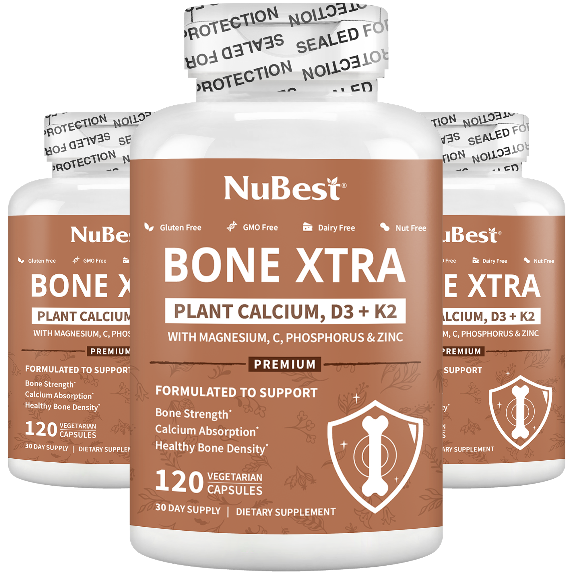 Bone Xtra - Plant-based Formula to Support Healthy Bones For Adults,