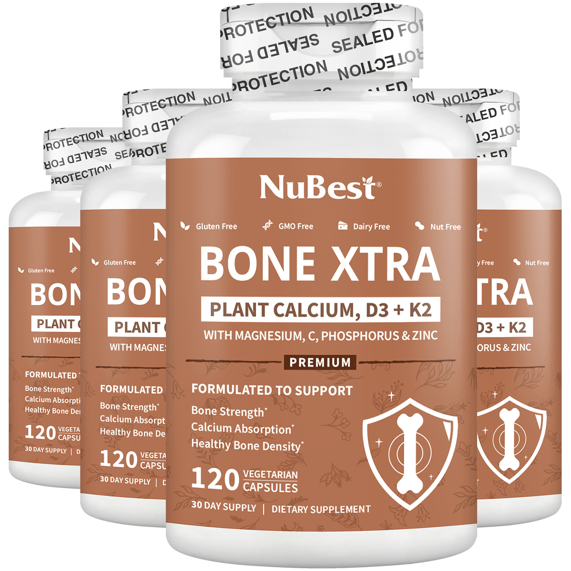 Bone Xtra - Plant-based Formula to Support Healthy Bones For Adults,