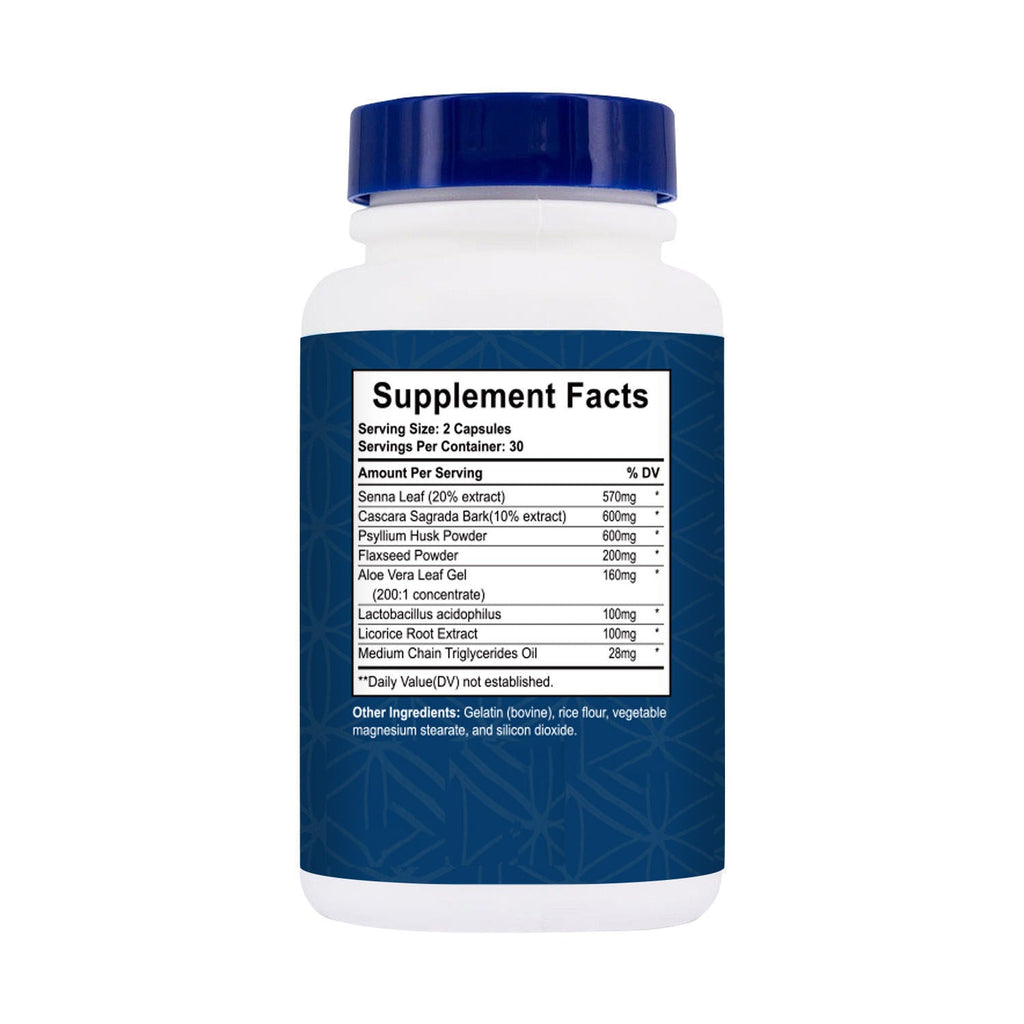 Cleanse & Detox Capsule With Senna Leaf Supports Digestive Health 60