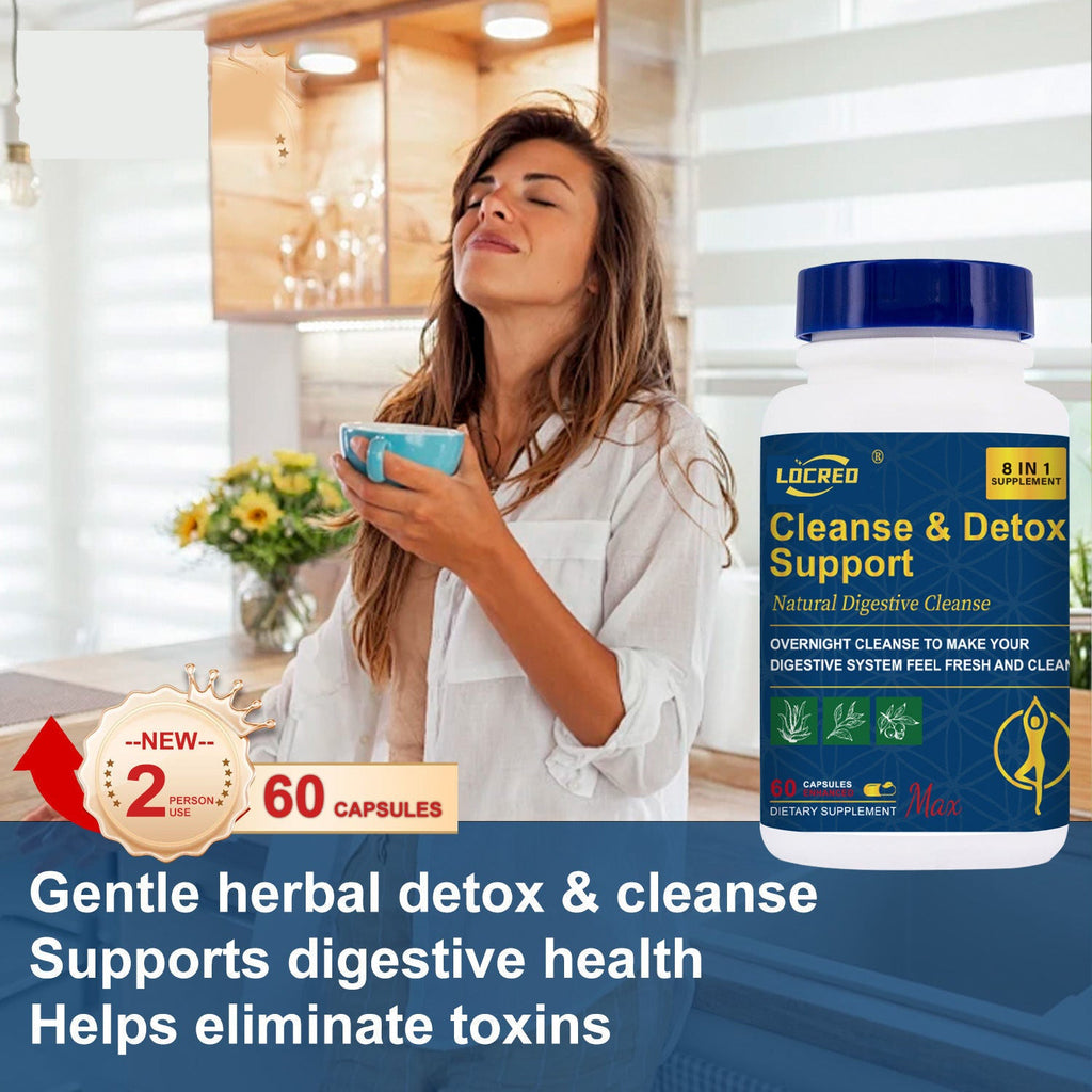 Cleanse & Detox Capsule With Senna Leaf Supports Digestive Health 60